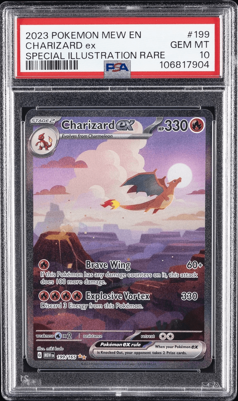 Charizard ex #199 PSA 10