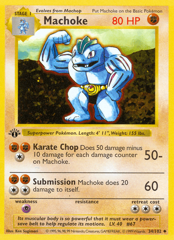 Machoke #34/102