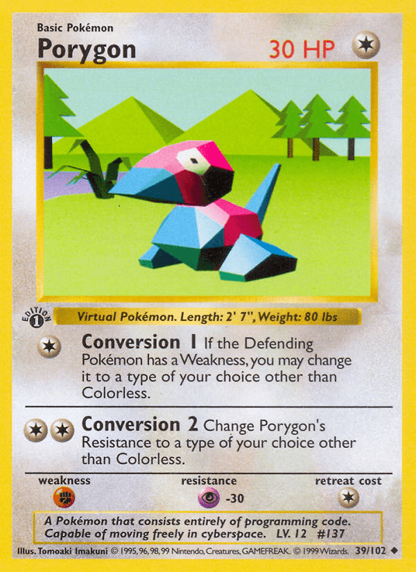 Porygon #39/102