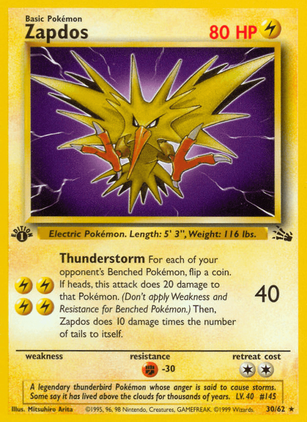 Zapdos #30/62
