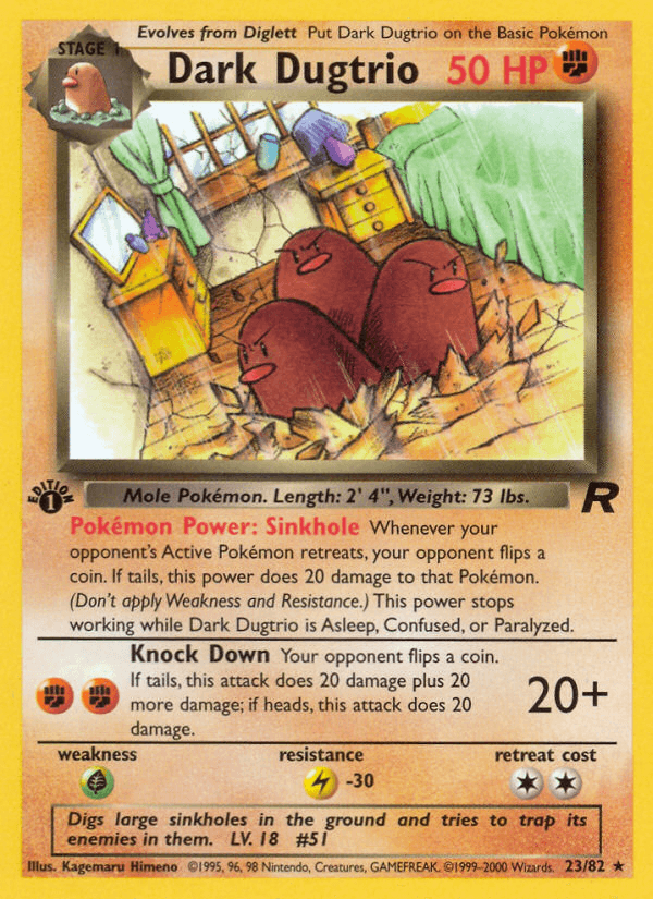 Dark Dugtrio #23