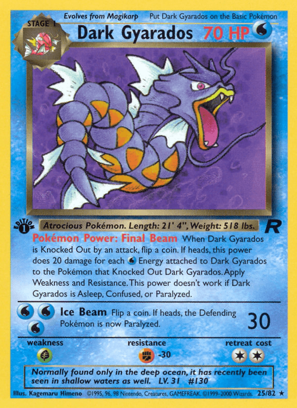 Dark Gyarados #25