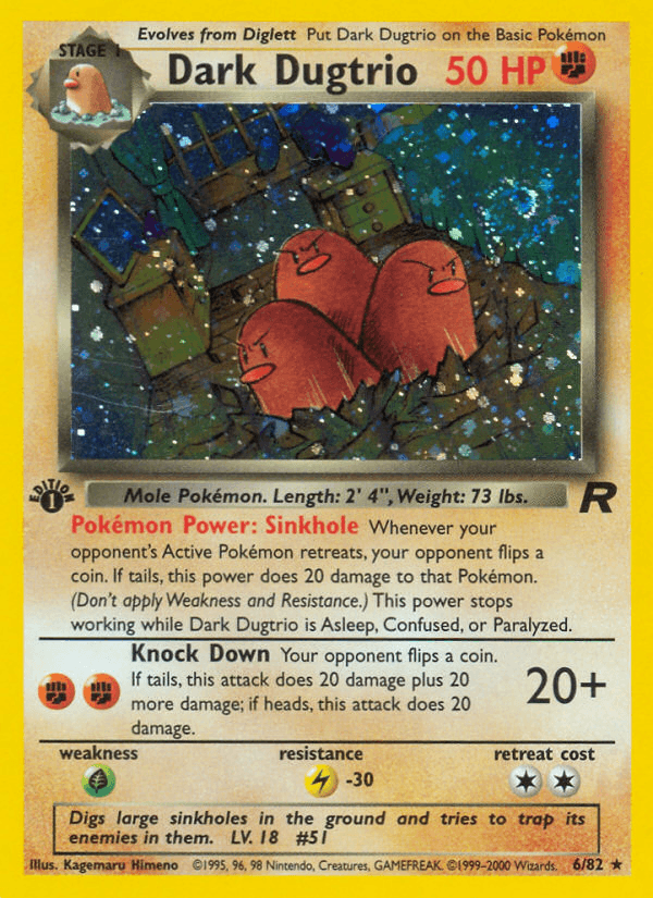 Dark Dugtrio #6
