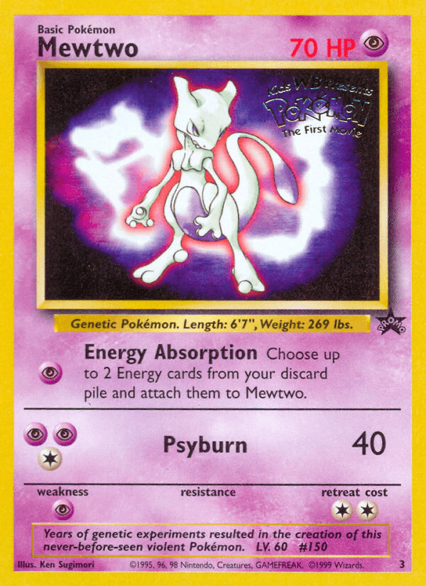 Mewtwo Wizards Black Star Promos