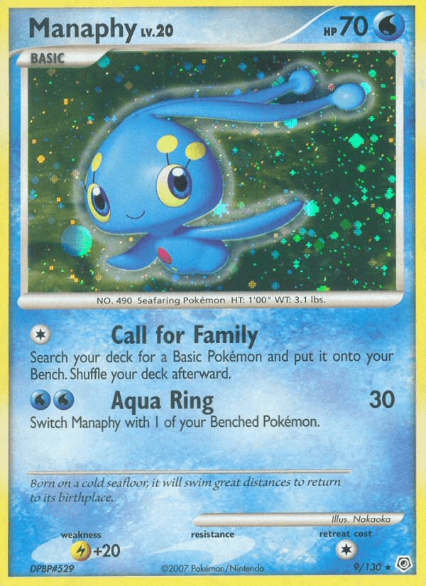 Manaphy Diamond & Pearl Trainer Kit