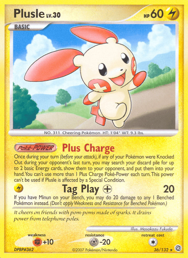 Plusle #36/132