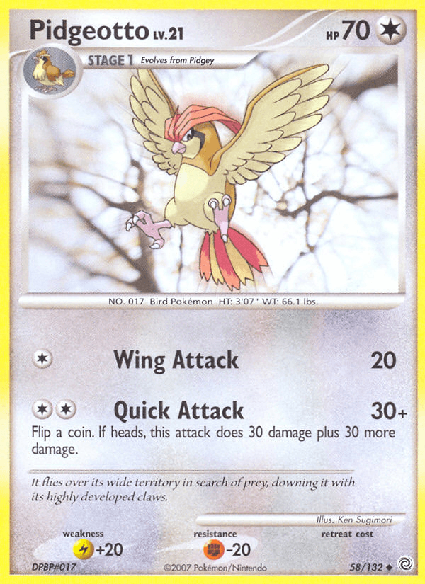 Pidgeotto #58/132