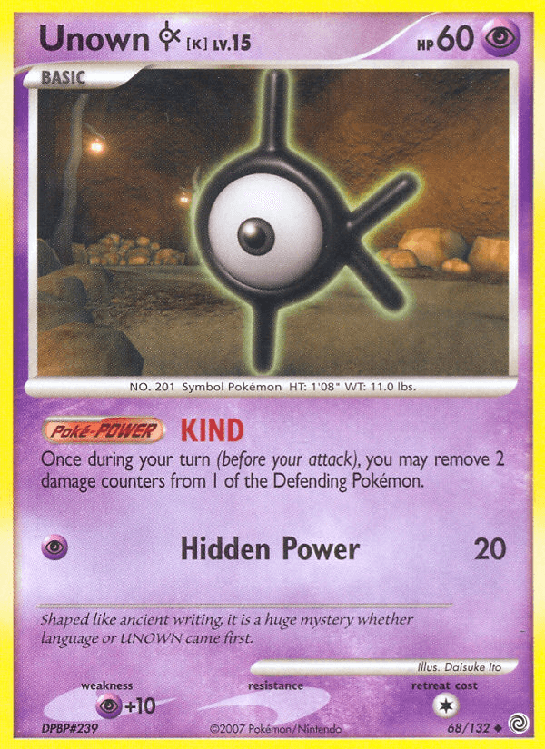 Unown K #68/132