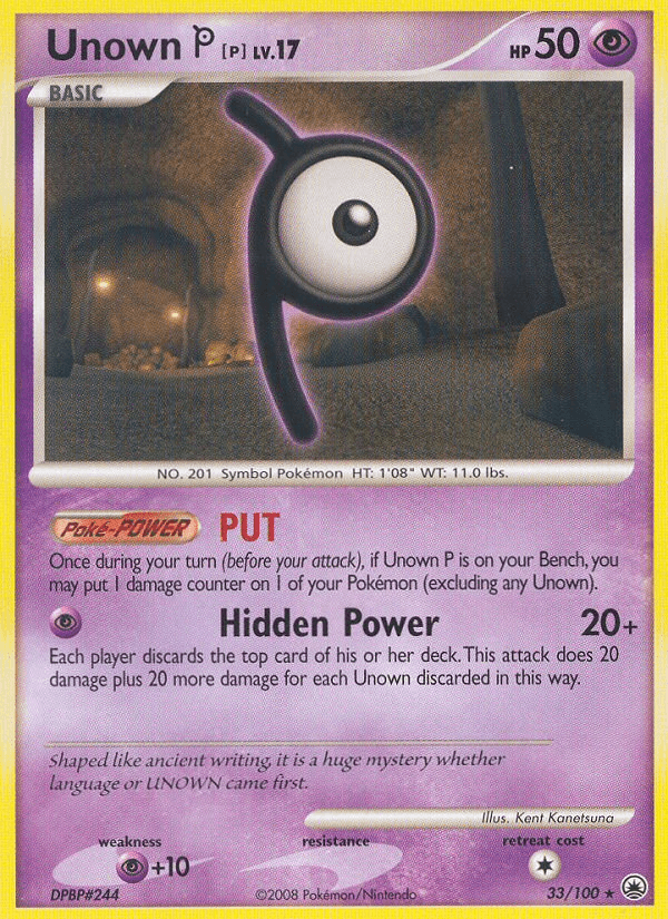 Unown P #33/100