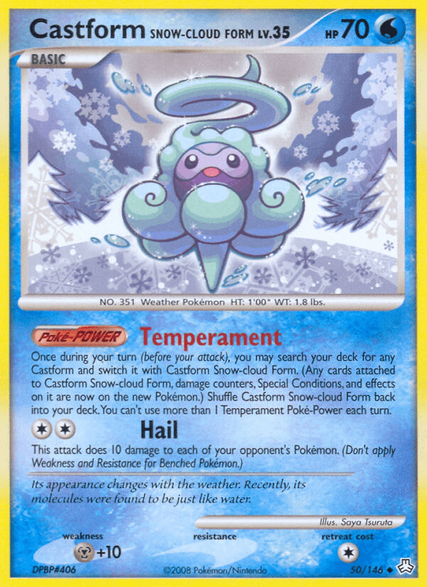 Castform Snow-cloud Form #50/146