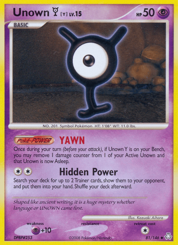 Unown Y #81/146