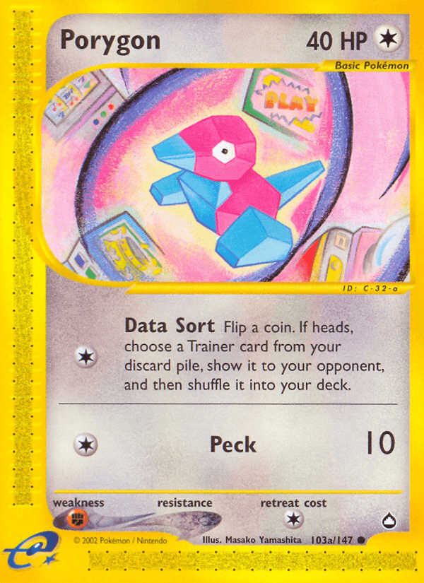 Porygon #103a/147