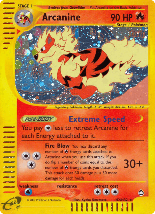 Arcanine #H2/H32
