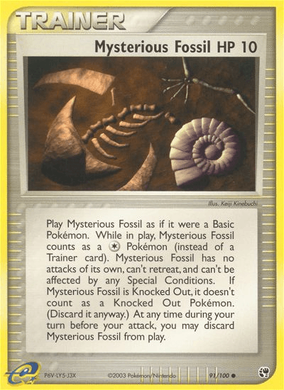 Mysterious Fossil #91/100