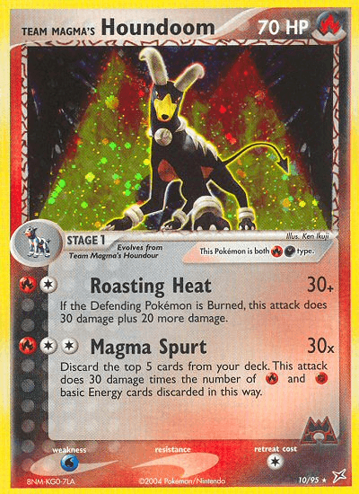 Team Magma's Houndoom #10/95
