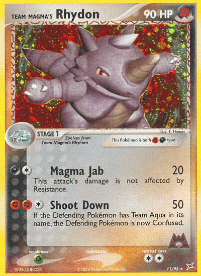 Team Magma's Rhydon #11/95