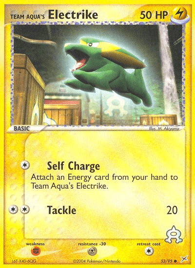 Team Aqua's Electrike #53/95
