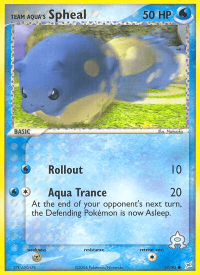 Team Aqua's Spheal #57/95