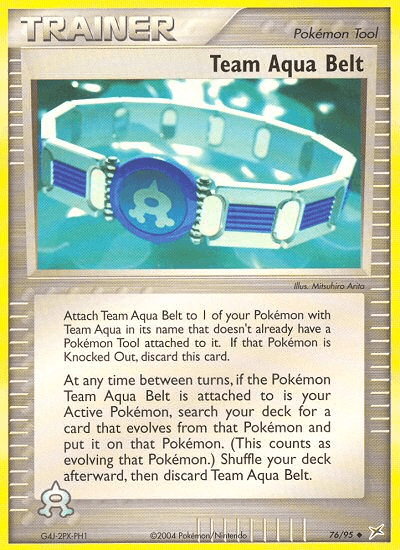 Team Aqua Belt #76/95
