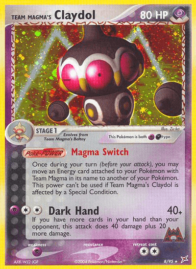 Team Magma's Claydol #8/95