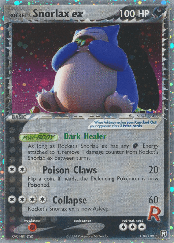 Rocket's Snorlax ex #104/109