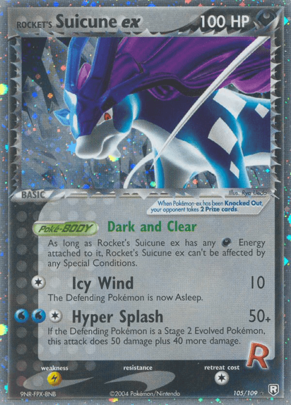 Rocket's Suicune ex #105/109