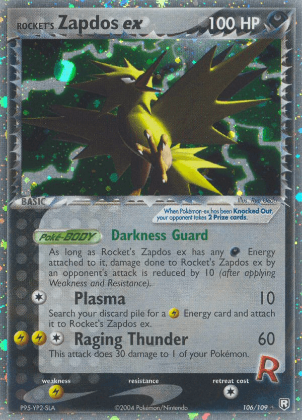 Rocket's Zapdos ex #106/109