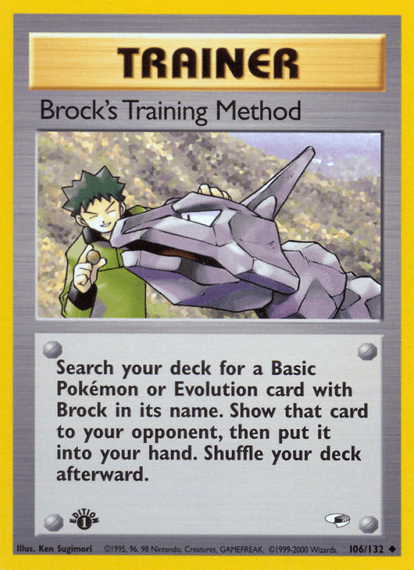 Brock's Training Method #106