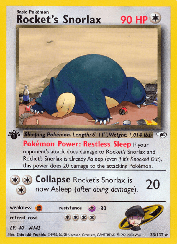Rocket's Snorlax #33