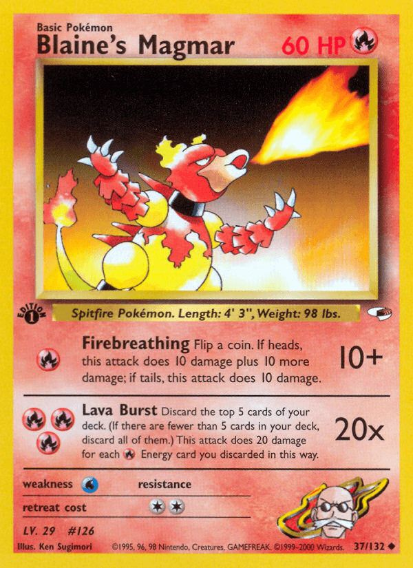 Blaine's Magmar #37