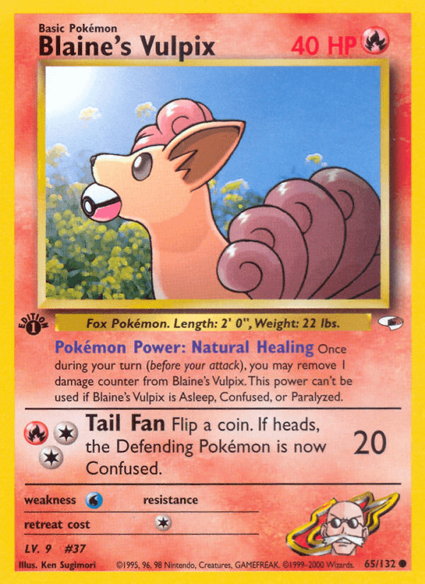 Blaine's Vulpix #65