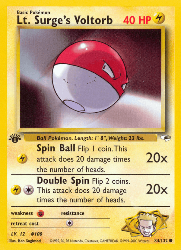 Lt. Surge's Voltorb #84