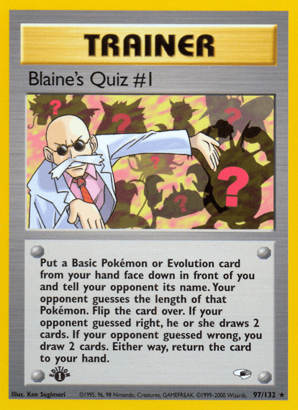 Blaine's Quiz #1 #97