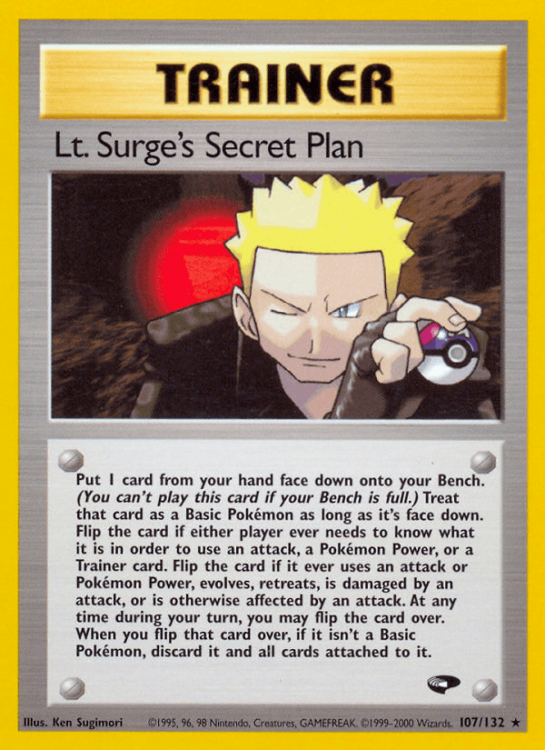 Lt. Surge's Secret Plan #107