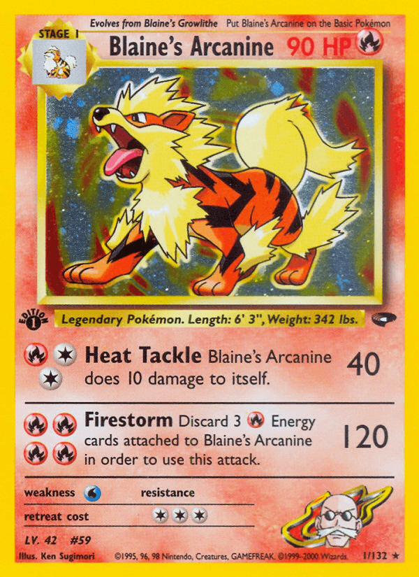 Blaine's Arcanine #1