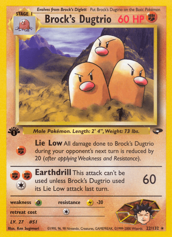 Brock's Dugtrio #22