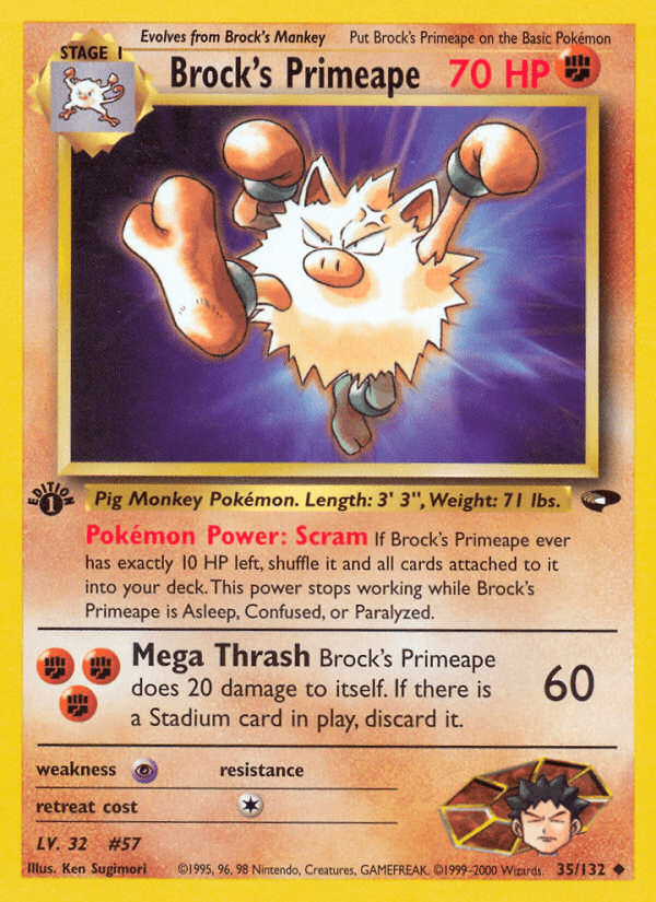 Brock's Primeape #35