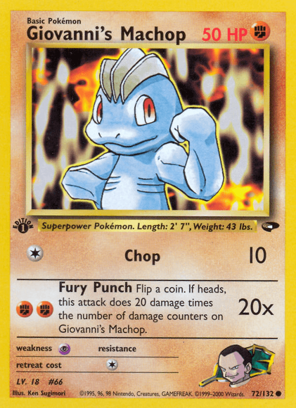 Giovanni's Machop #72