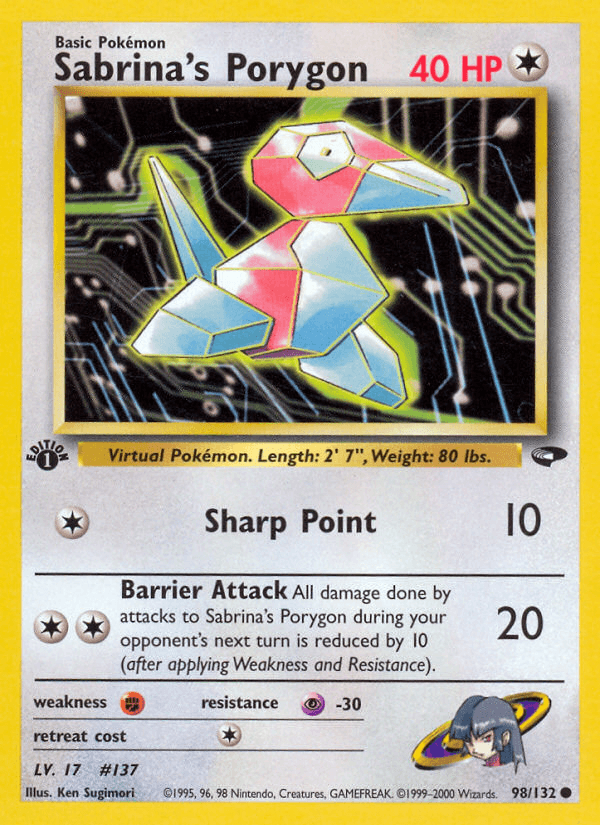 Sabrina's Porygon #98