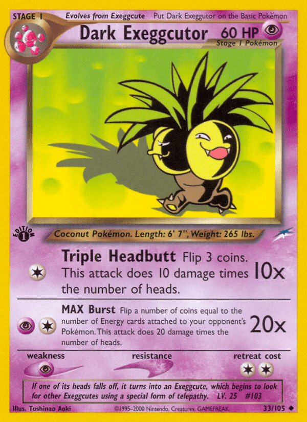 Dark Exeggutor #33/105
