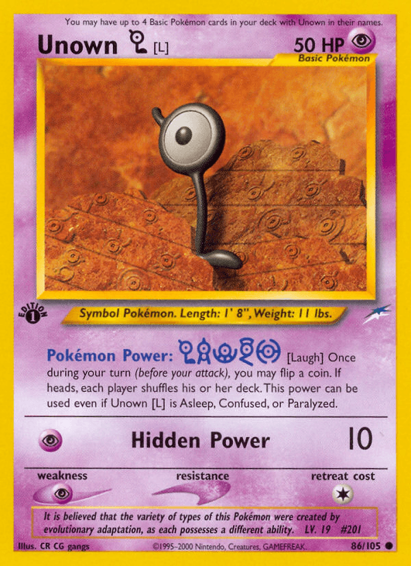 Unown L #86/105