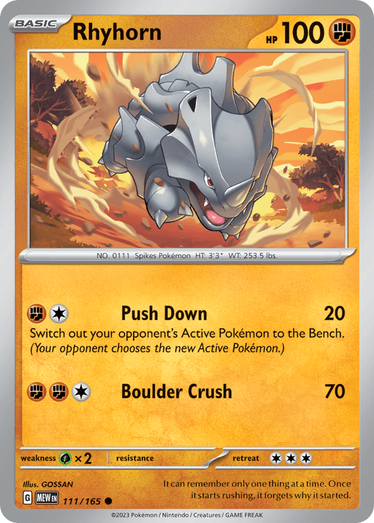 Rhyhorn #111/165
