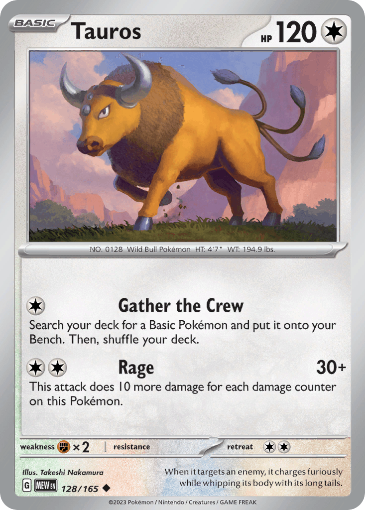 Tauros #128/165