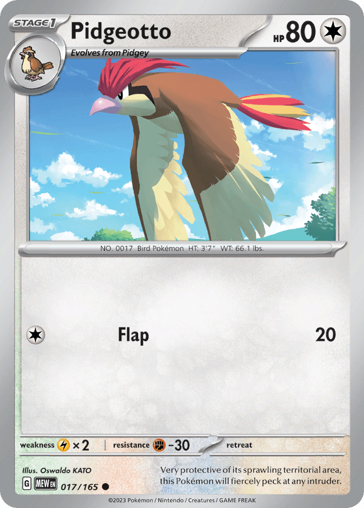 Pidgeotto #017/165