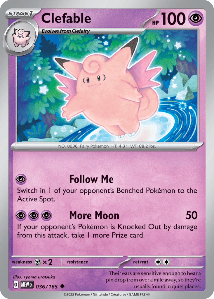 Clefable #036/165