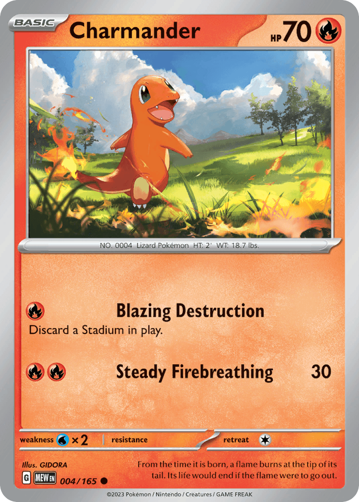 Charmander #004/165