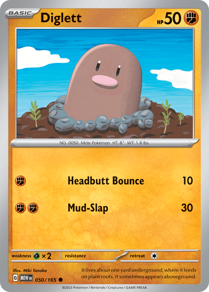 Diglett #050/165