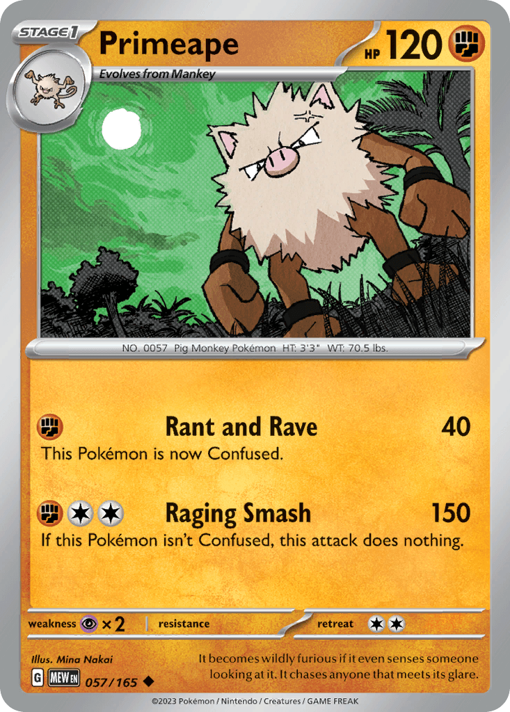Primeape #057/165